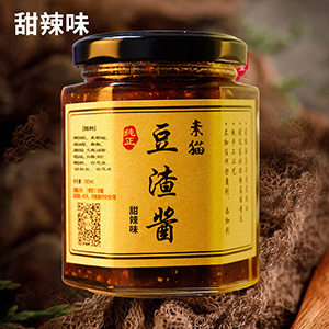 素貓豆渣醬（甜辣味）